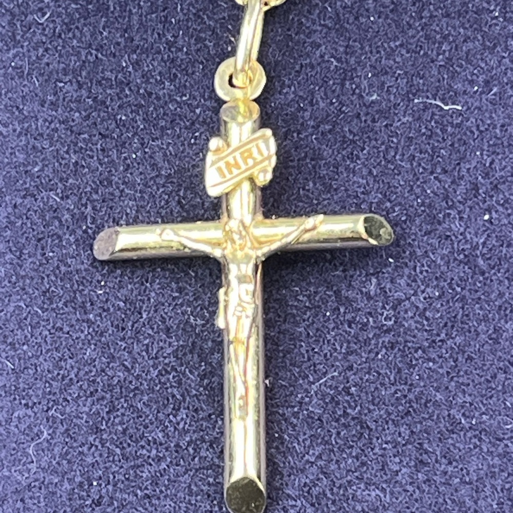 Gold Crucifix Pendant